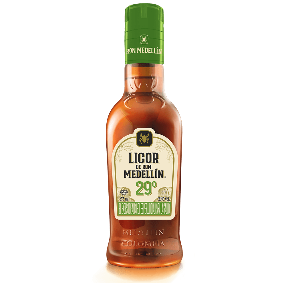 LICOR RON MEDELLIN BOTELLA*375ML